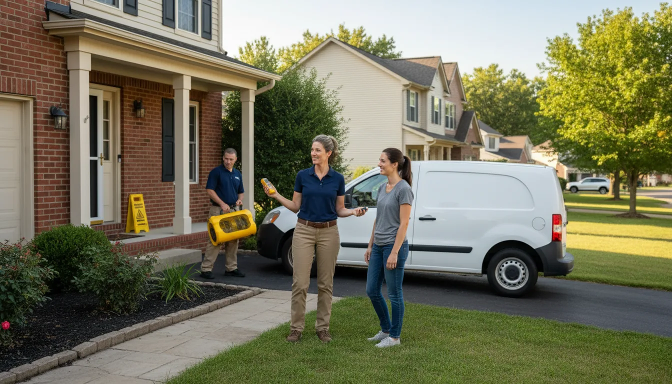 Water restoration image for Home Water Damage Repair in Chenoa, IL